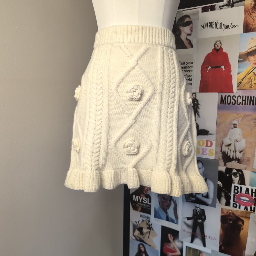 Knit Cream Fairy Skirt